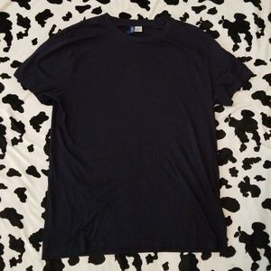 Medium dark blue solid T